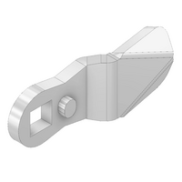 MODULAR SOLUTIONS HANDLE PART<br>CAM LATCH (-5 OFFSET)